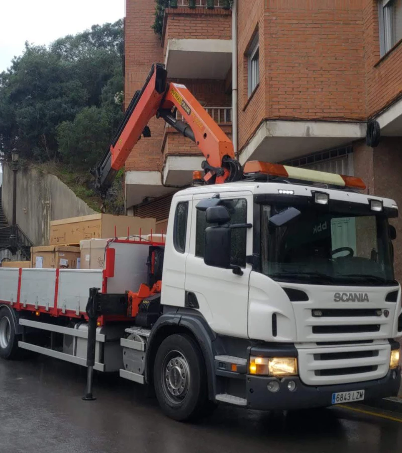 Transporte con grúa en la rioja